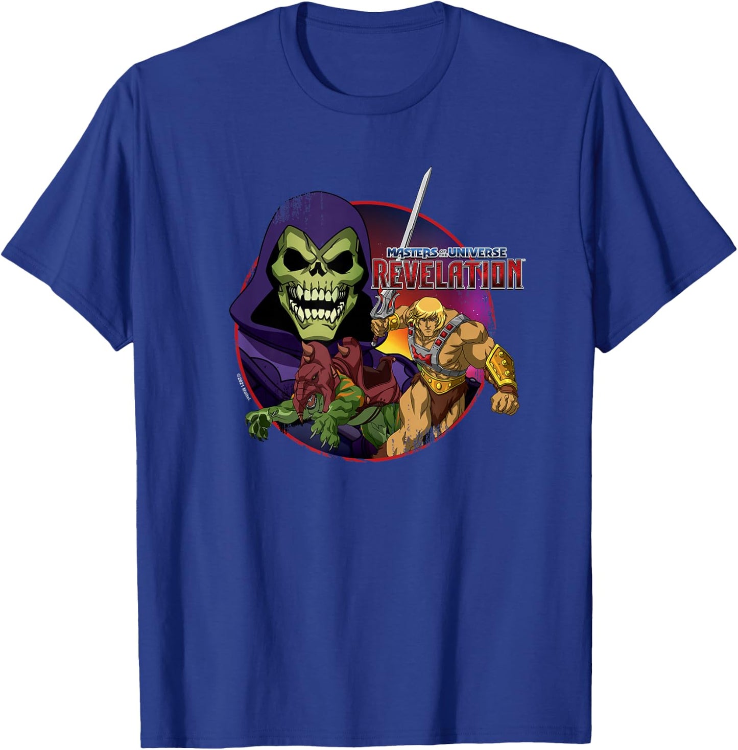 Masters of the Universe - Revelation Group Circle T-Shirt - T-Shirt | Royal