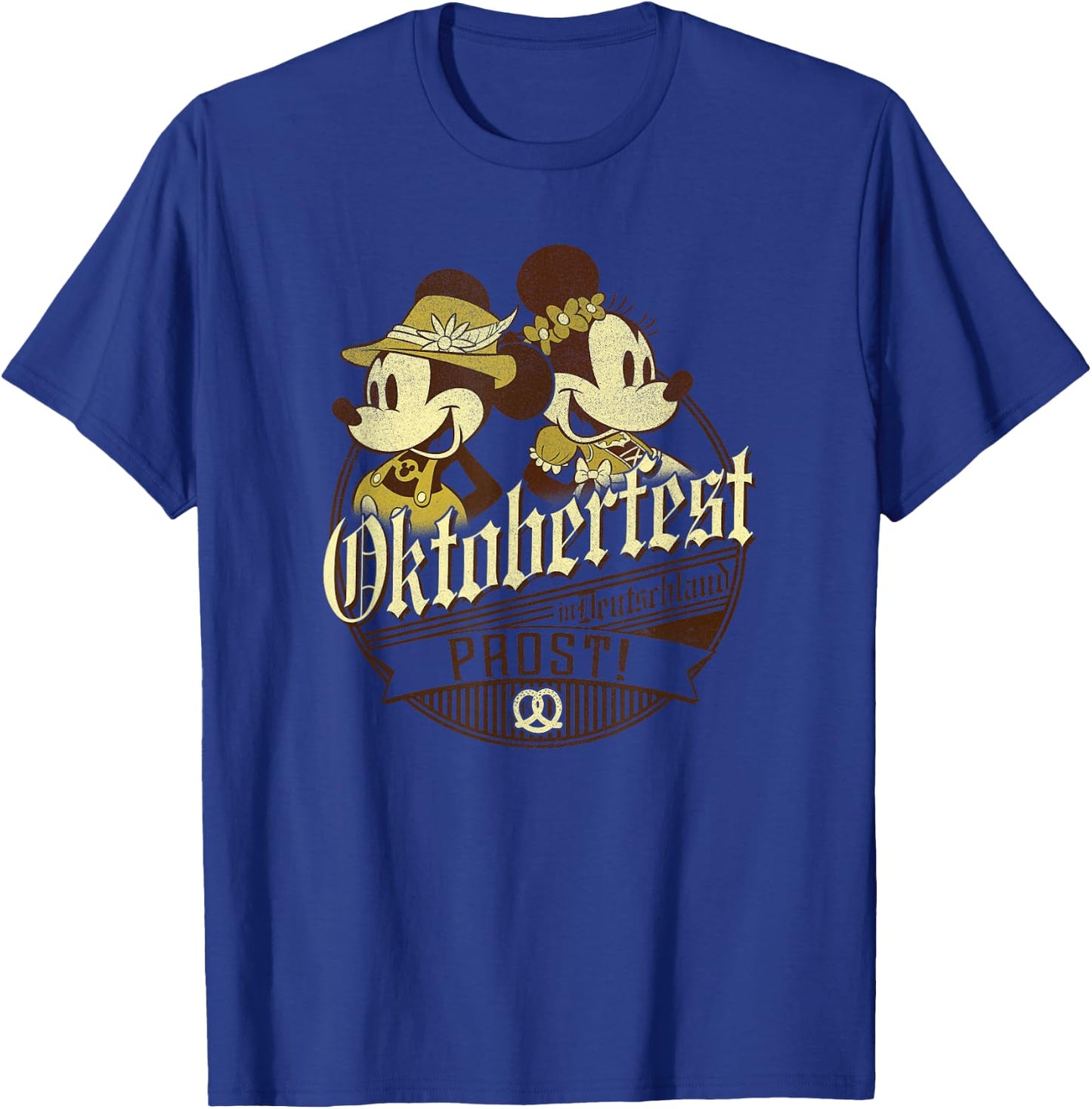 Disney Mickey & Friends Oktoberfest Mickey & Minnie T-Shirt - T-Shirt | Royal