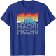 Retro Macchu Picchu Mountain - Vintage 80s Sunset T-Shirt - T-Shirt | Royal