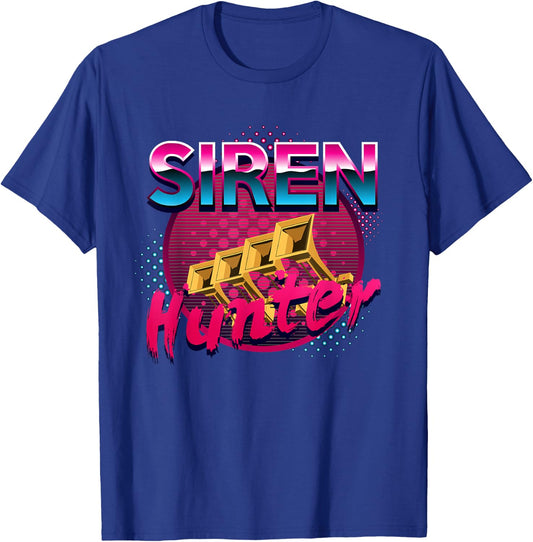 Siren Hunter Tornado Chaser Emergency Weather Hunting Gift T-Shirt - T-Shirt | Royal
