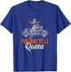 Motorcycle Queen Biker Girl Vintage Motorbike Biker Women T-Shirt - T-Shirt | Royal
