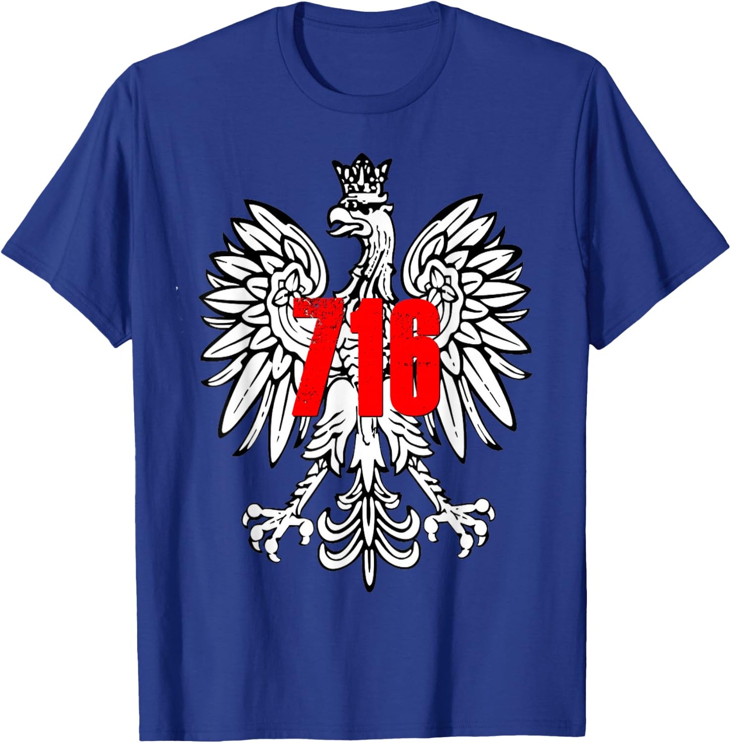 Dyngus Day Shirt Polish Falcon Eagle 716 Buffalo NY New York T-Shirt - T-Shirt | Royal
