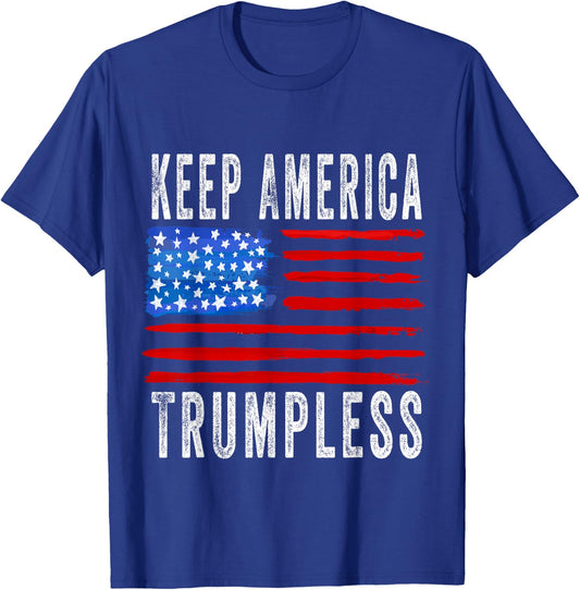 Keep America Trumpless T-Shirt - T-Shirt | Royal