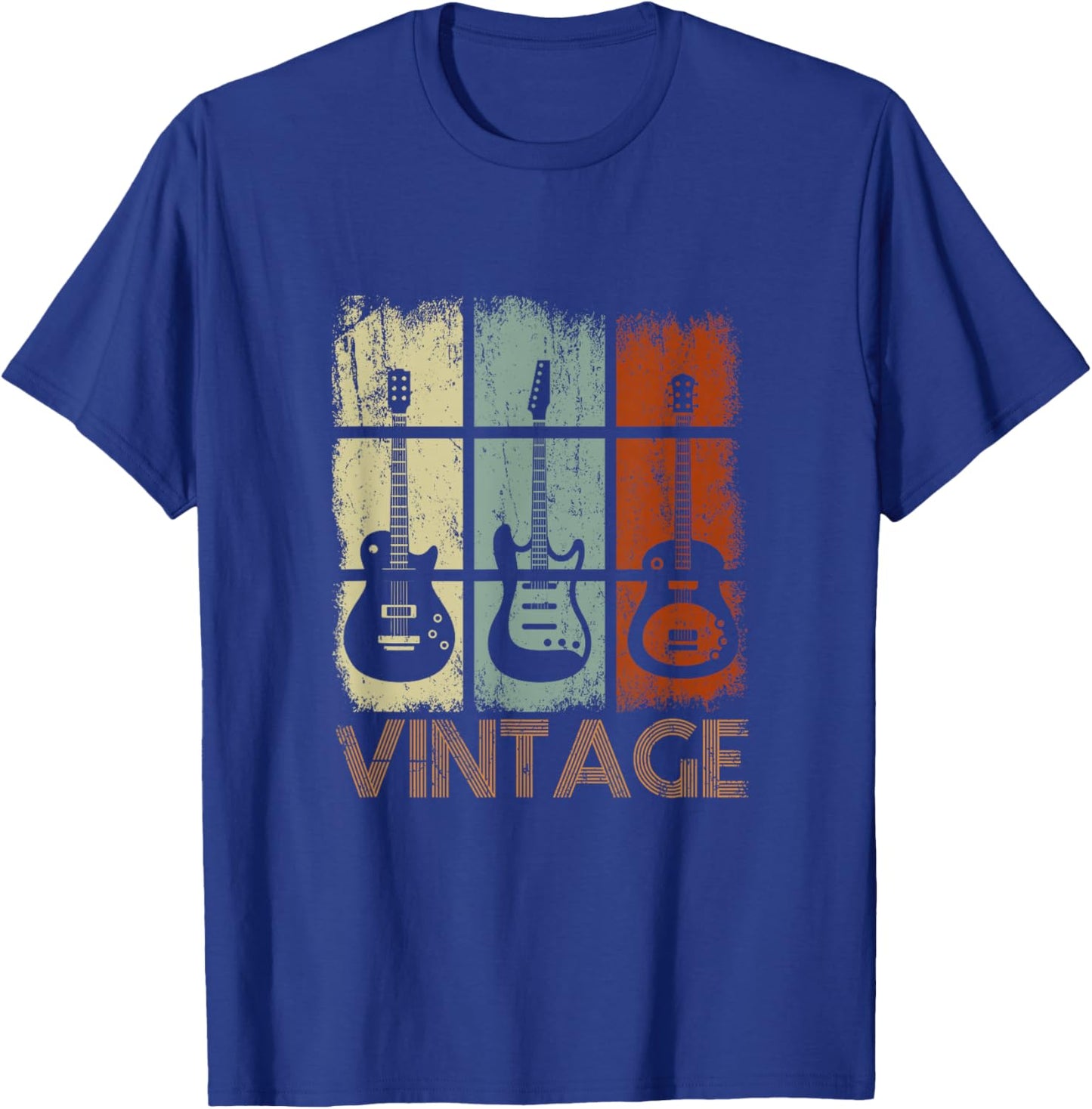 Vintage Guitar T-Shirt - T-Shirt | Royal