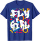 Fly Girl 80s 90s B-Girl Old School Hip Hop T-Shirt - T-Shirt | Royal