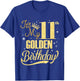 It's My 11th Golden Birthday 11 Years Old Bday Kid Born 2014 T-Shirt - T-Shirt | Royal