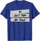 Audio Engineer Gaff Tape User Back Stage Tech Crew Duct Tape T-Shirt - T-Shirt | Royal