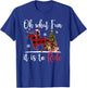 Oh What Fun It Is To Ride - Cowgirl With Horses Christmas T-Shirt - T-Shirt | Royal