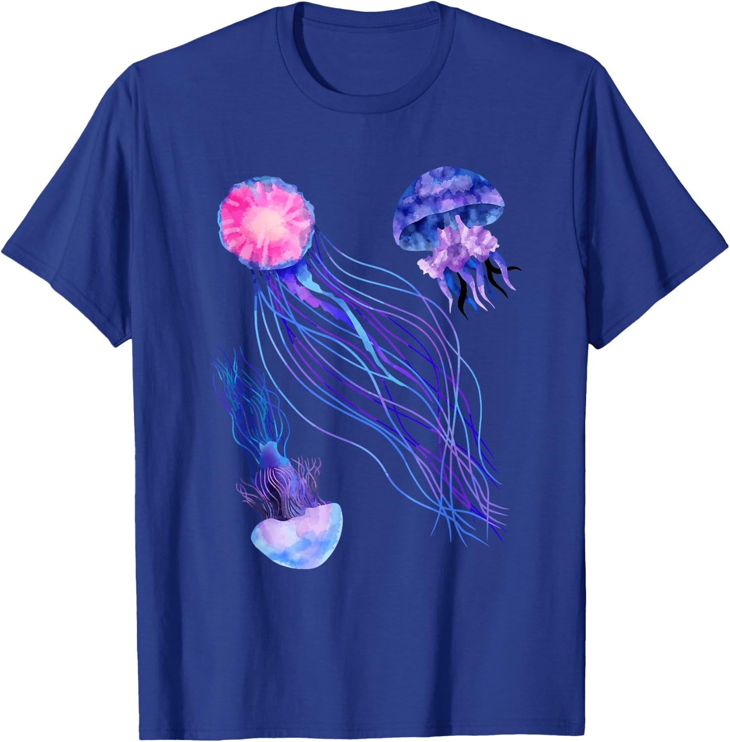 Retro Jellyfish T-Shirt - T-Shirt | Royal