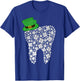 Happy ST Patrick's Day Dentist Irish Tooth Shamrocks Dental T-Shirt - T-Shirt | Royal