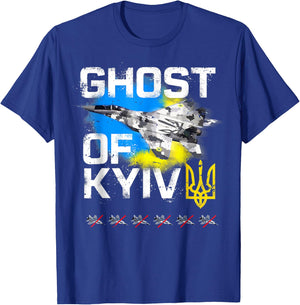 The Ghost Of Kyiv I Stand With Ukraine T-Shirt - T-Shirt | Royal