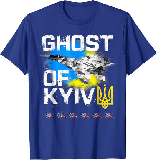 The Ghost Of Kyiv I Stand With Ukraine T-Shirt - T-Shirt | Royal