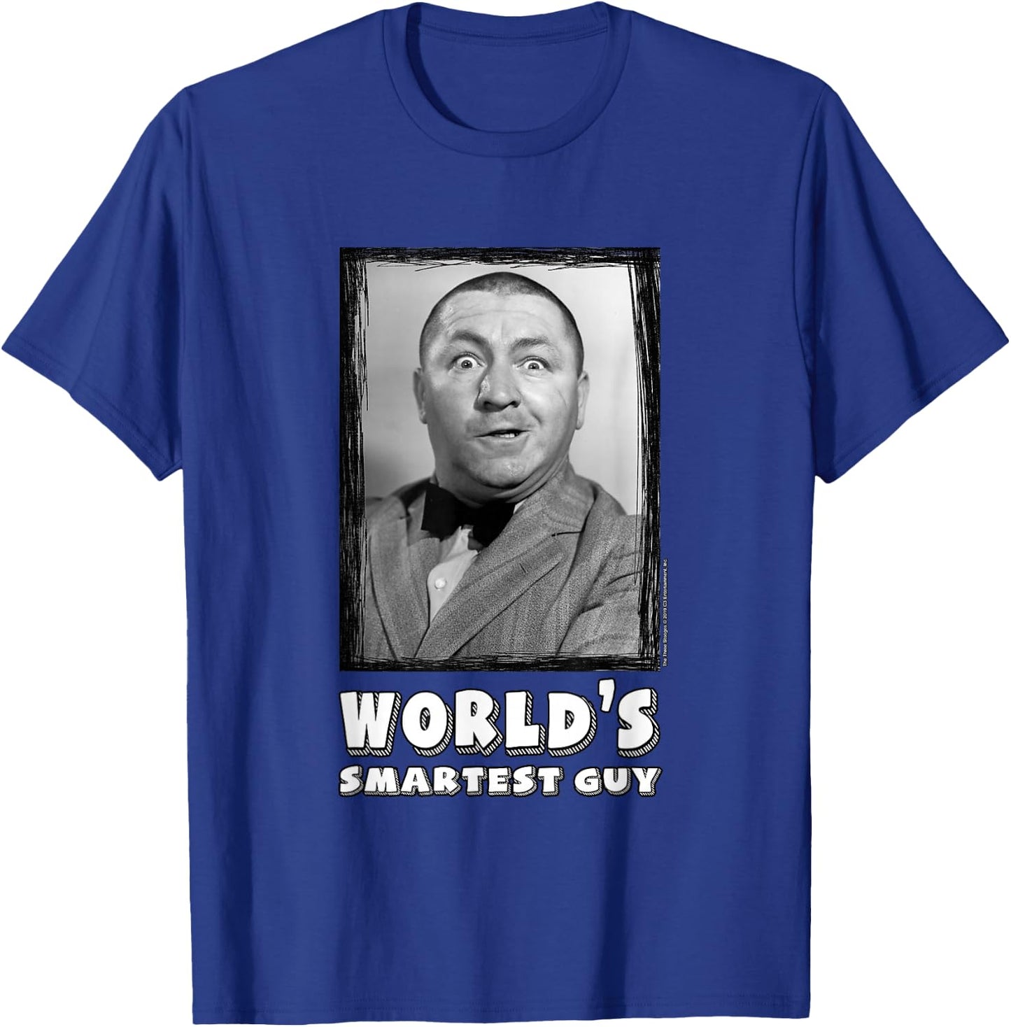 TTS- The Three Stooges: Curly, World's Smartest Guy T-Shirt - T-Shirt | Royal