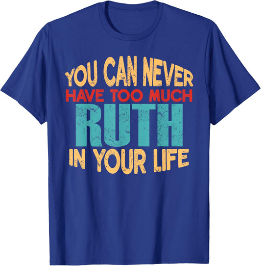 Funny Ruth Personalised First Name Joke Item T-Shirt - T-Shirt | Royal
