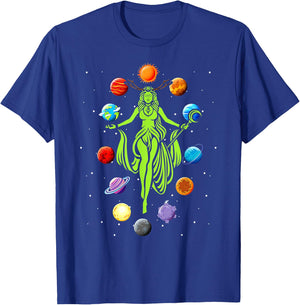 Gaia Greek Goddess Mother Earth Day Hippie Nature T-Shirt - T-Shirt | Royal