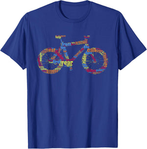 Bicycle Amazing anatomy Cycling T-Shirt - T-Shirt | Royal