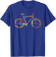 Bicycle Amazing anatomy Cycling T-Shirt - T-Shirt | Royal