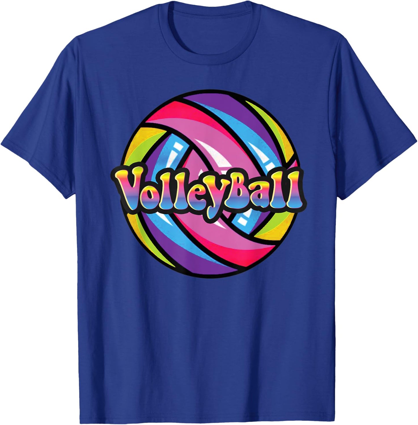 Volleyball Shirts for College Women & Teen Girls T-Shirt - T-Shirt | Royal