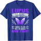Lupus Awareness Butterfly Wear Purple SLE Autoimmune Disease Small T-Shirt - T-Shirt | Royal