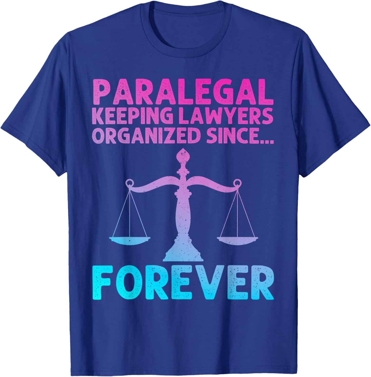 Cool Paralegal Art Women Legal Assistant Paralegal T-Shirt - T-Shirt | Royal
