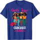 Black Girls Trip Chicago 2025 Vacation Matching T-Shirt - T-Shirt | Royal
