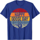 Happy Goose Day, Funny Vintage Goose T-Shirt - T-Shirt | Royal