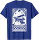 Crop Duster Airplane Tarot Card Vintage Flying Plane Art T-Shirt - T-Shirt | Royal