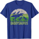 Daddysaurus 4 four kids Vintage Christmas Gift Fathers Day T-Shirt - T-Shirt | Royal