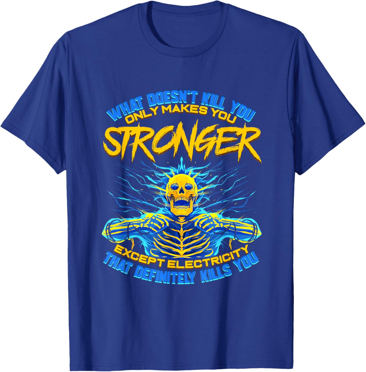 Electricians Gift electronics, craftsmen, technicians T-Shirt - T-Shirt | Royal