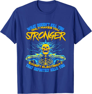 Electricians Gift electronics, craftsmen, technicians T-Shirt - T-Shirt | Royal