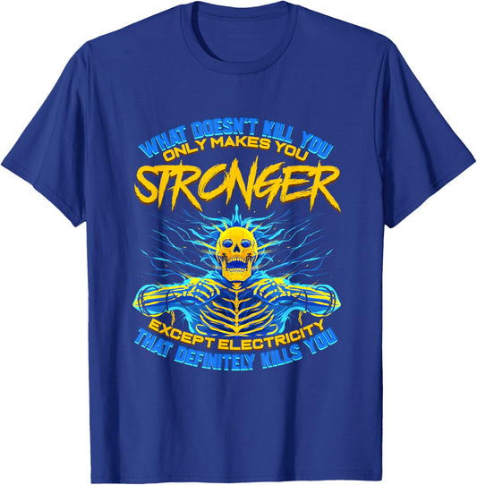 Electricians Gift electronics, craftsmen, technicians T-Shirt - T-Shirt | Royal