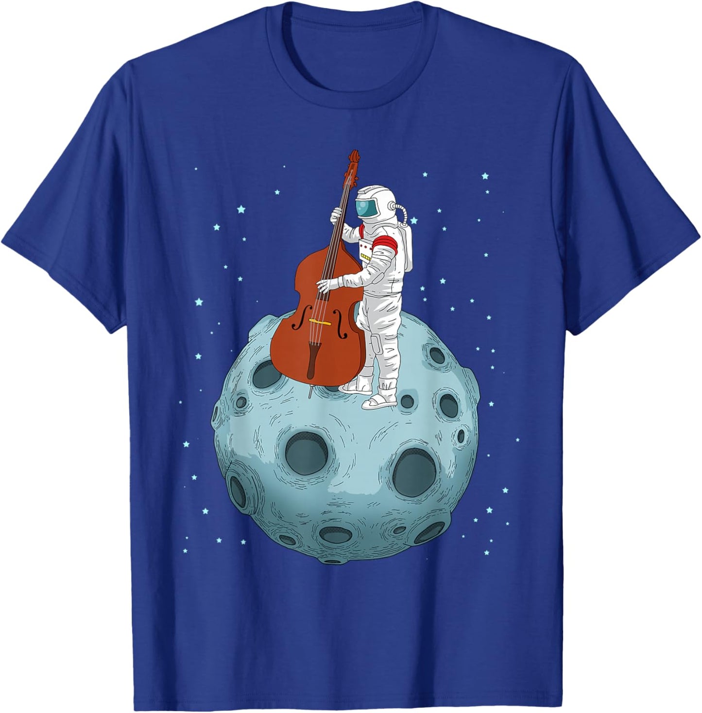 Double Bass Shirt Contrabass Jazz Music Gifts Upright Bass T-Shirt - T-Shirt | Royal