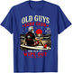Old Guys Surf Club Too Old to Wipe Out Funny Surfing Retro T-Shirt - T-Shirt | Royal