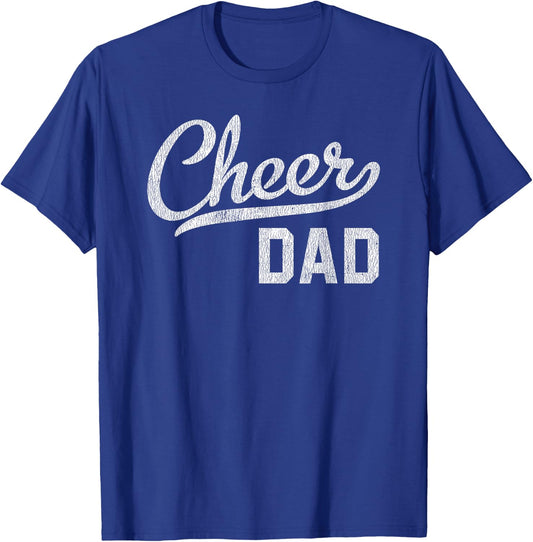 Cheer Dad Proud Cheerleading Dad Gift Small T-Shirt - T-Shirt | Royal