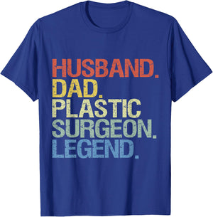 Husband dad plastic surgeon legend T-Shirt - T-Shirt | Royal