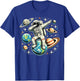 Astronaut Dabbing Space Galaxy T-Shirt - T-Shirt | Royal