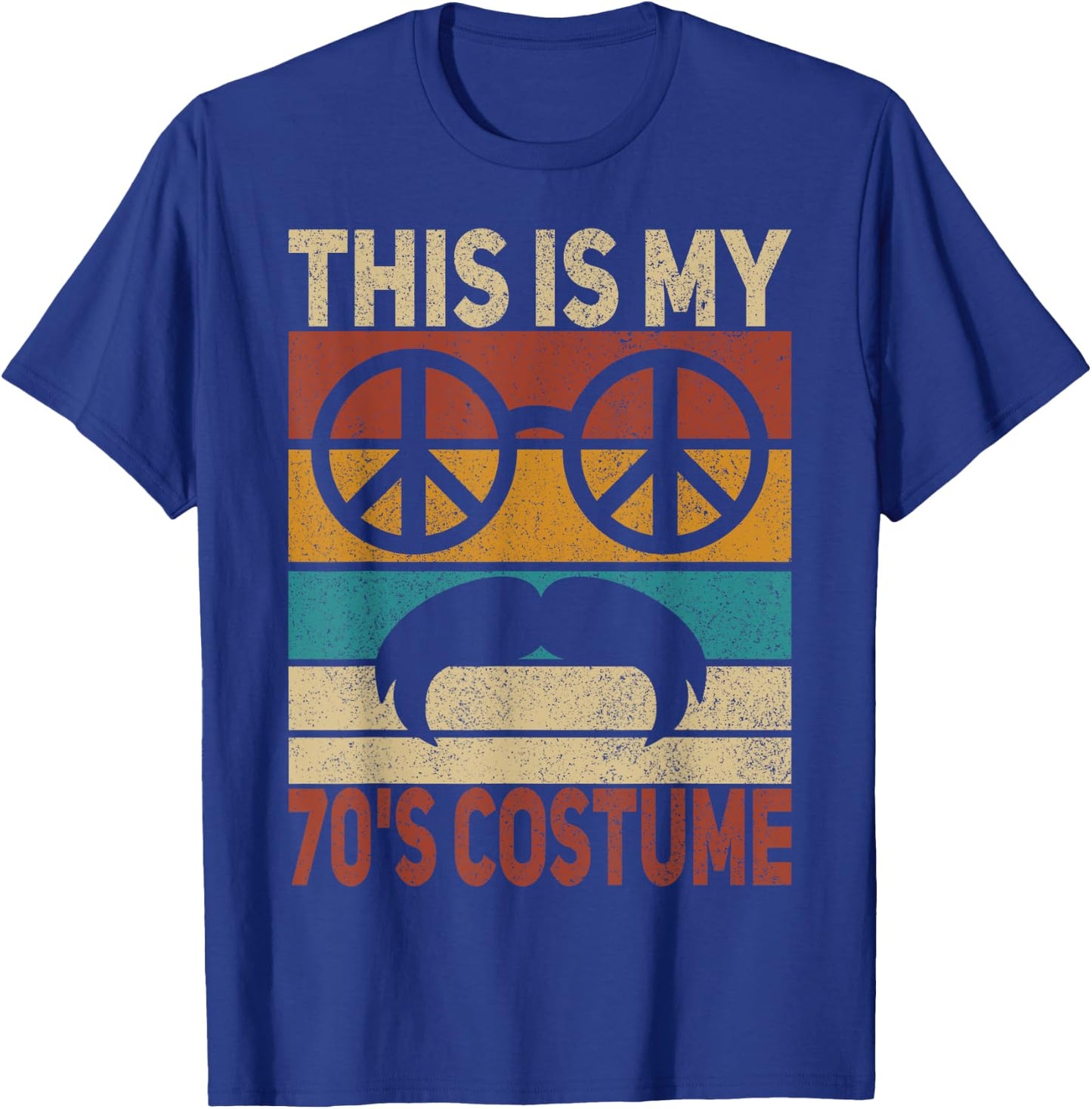 This Is My 70s Costume 70 Styles Men 70's Disco 1970s Outfit T-Shirt - T-Shirt | Royal