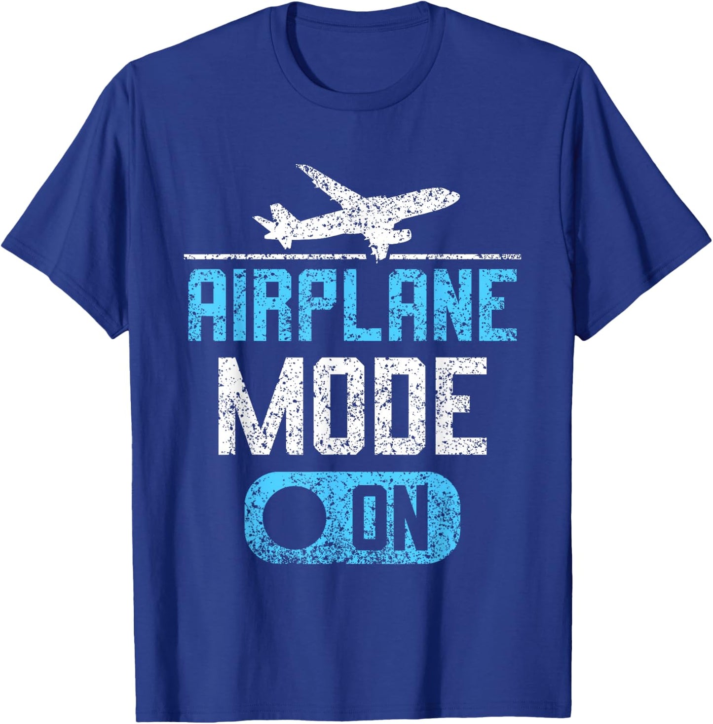 Aircraft Mode One Plane Guide Aviator Aeroplane Pilot T-Shirt - T-Shirt | Royal