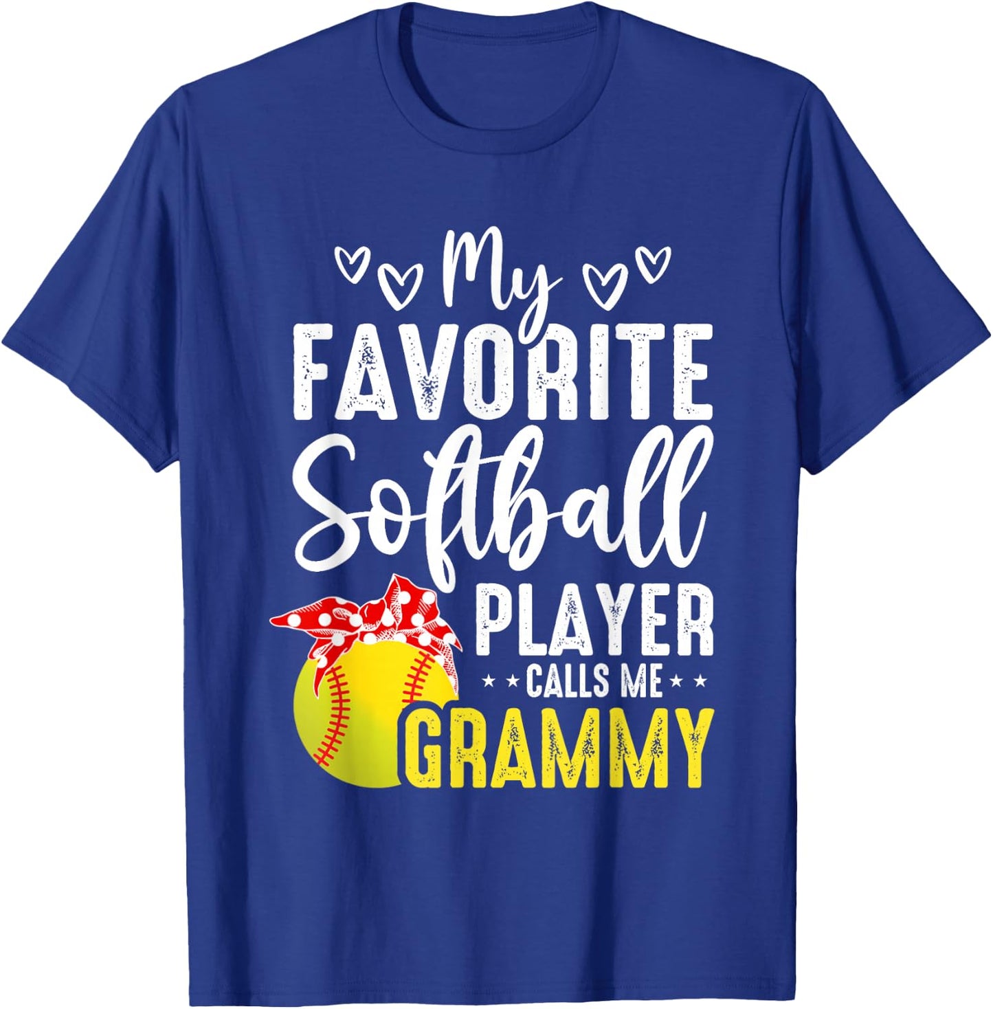 My Softball Player Calls Me Grammy T-Shirt - T-Shirt | Royal