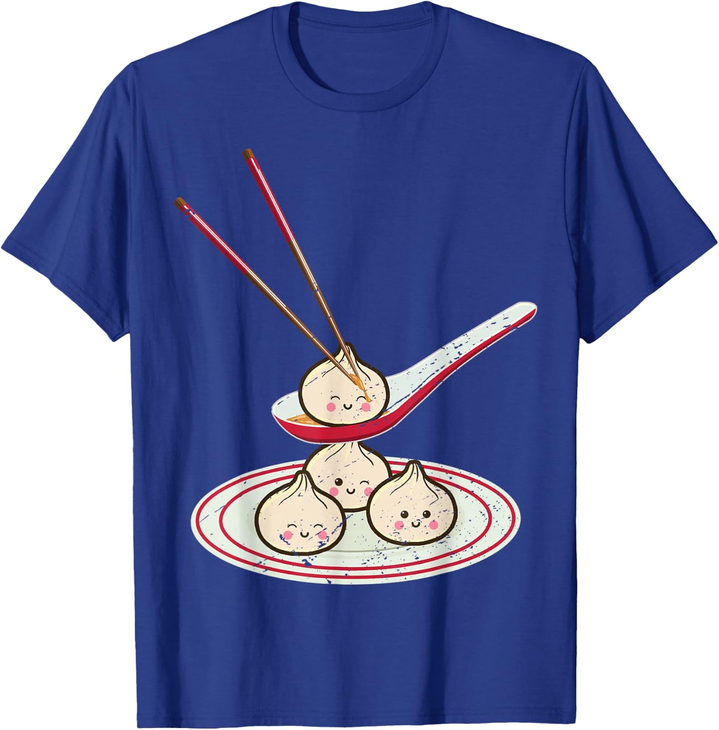 Distressed Soup Dumpling Xiaolongbao chefs T-Shirt - T-Shirt | Royal