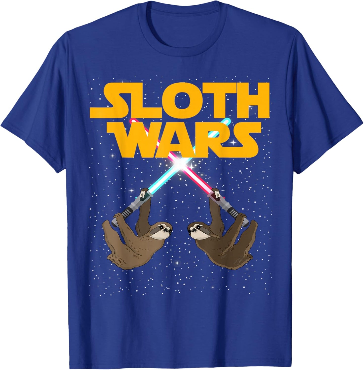 Sloth Wars T-Shirt - T-Shirt | Royal