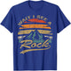 Wait I See A Rock, Retro Vintage Geology T-Shirt - T-Shirt | Royal