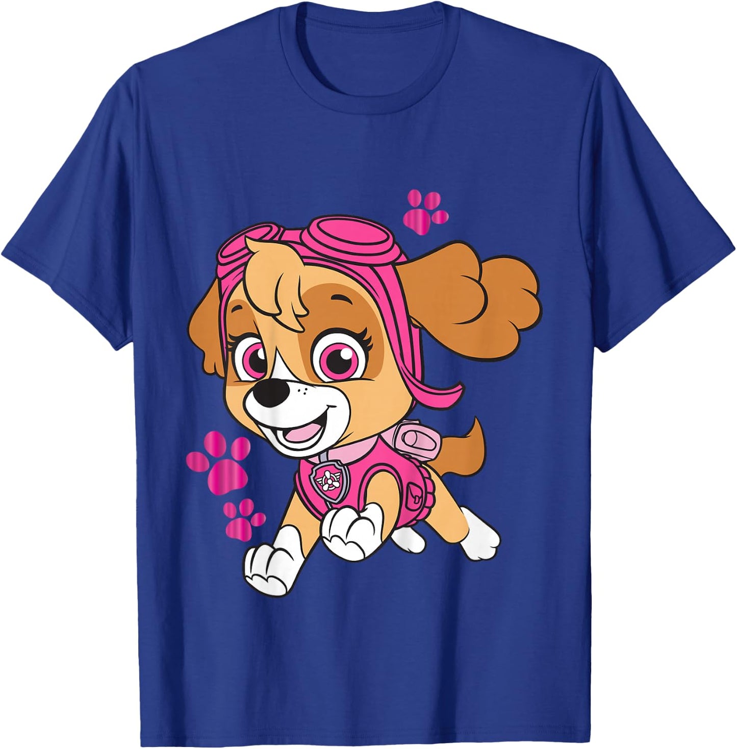 Kids PAW Patrol Skye Leaping Girl's T-Shirt - T-Shirt | Royal