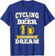 Funny Cycling & Beer Living The Dream Beer Day Oktoberfest T-Shirt - T-Shirt | Royal