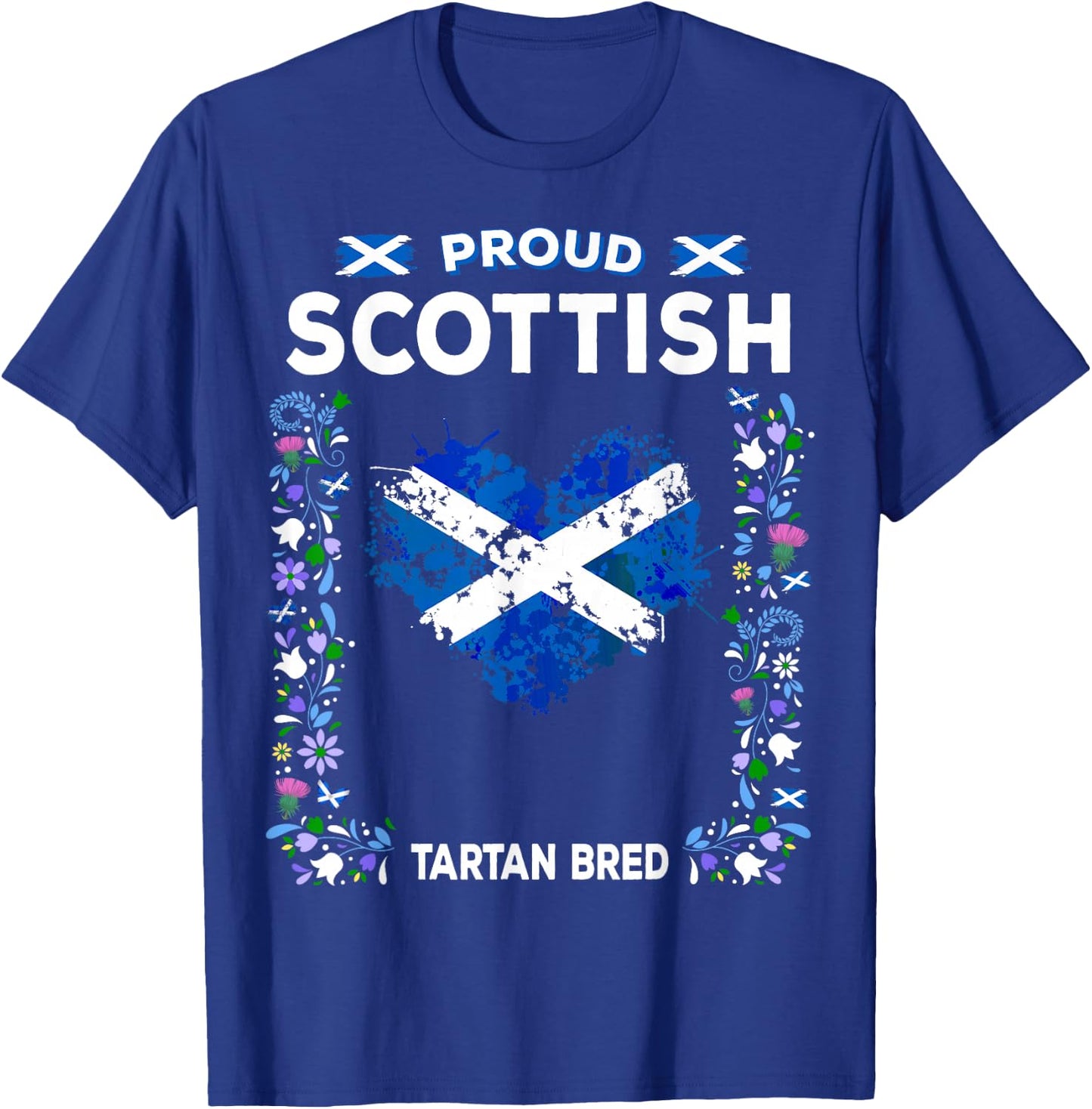 Scottish Flag Outfit Idea Scotland Themed T-Shirt - T-Shirt | Royal