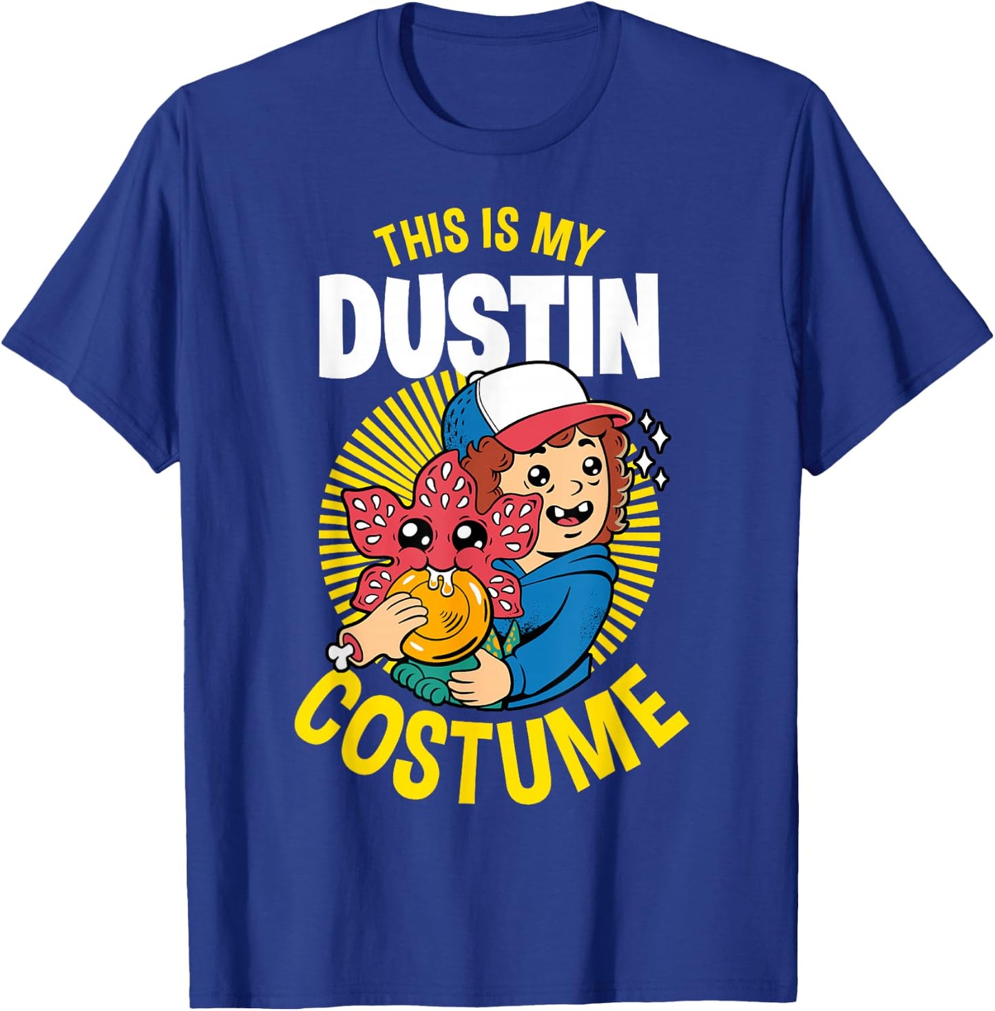 Stranger Things Halloween This Is My Dustin Costume T-Shirt - T-Shirt | Royal