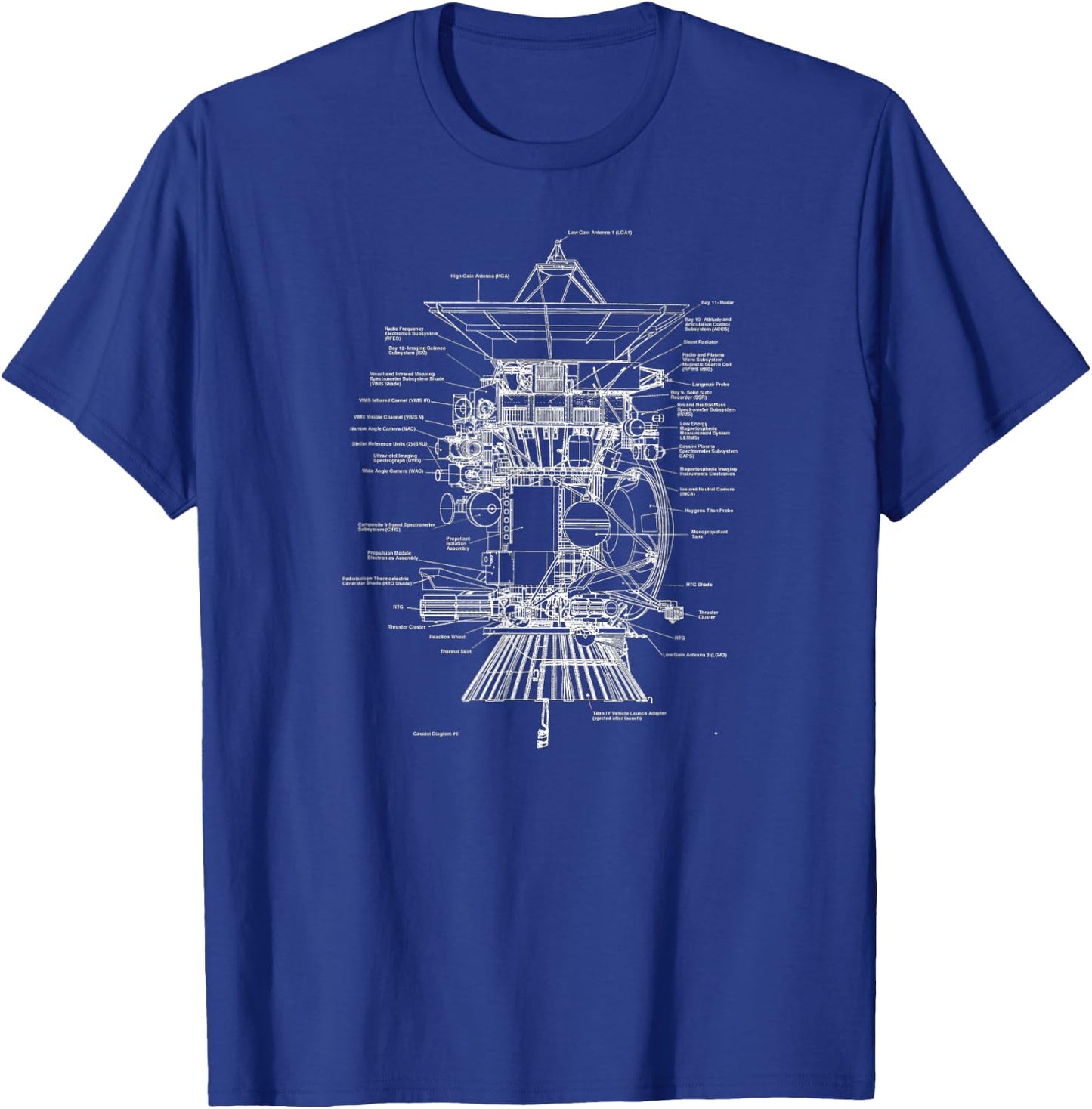 Cassini Diagram #5 T-Shirt - T-Shirt | Royal