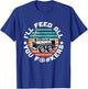 BBQ Offset Smoker Pit Accessory I'll Feed All You F@#kers T-Shirt - T-Shirt | Royal