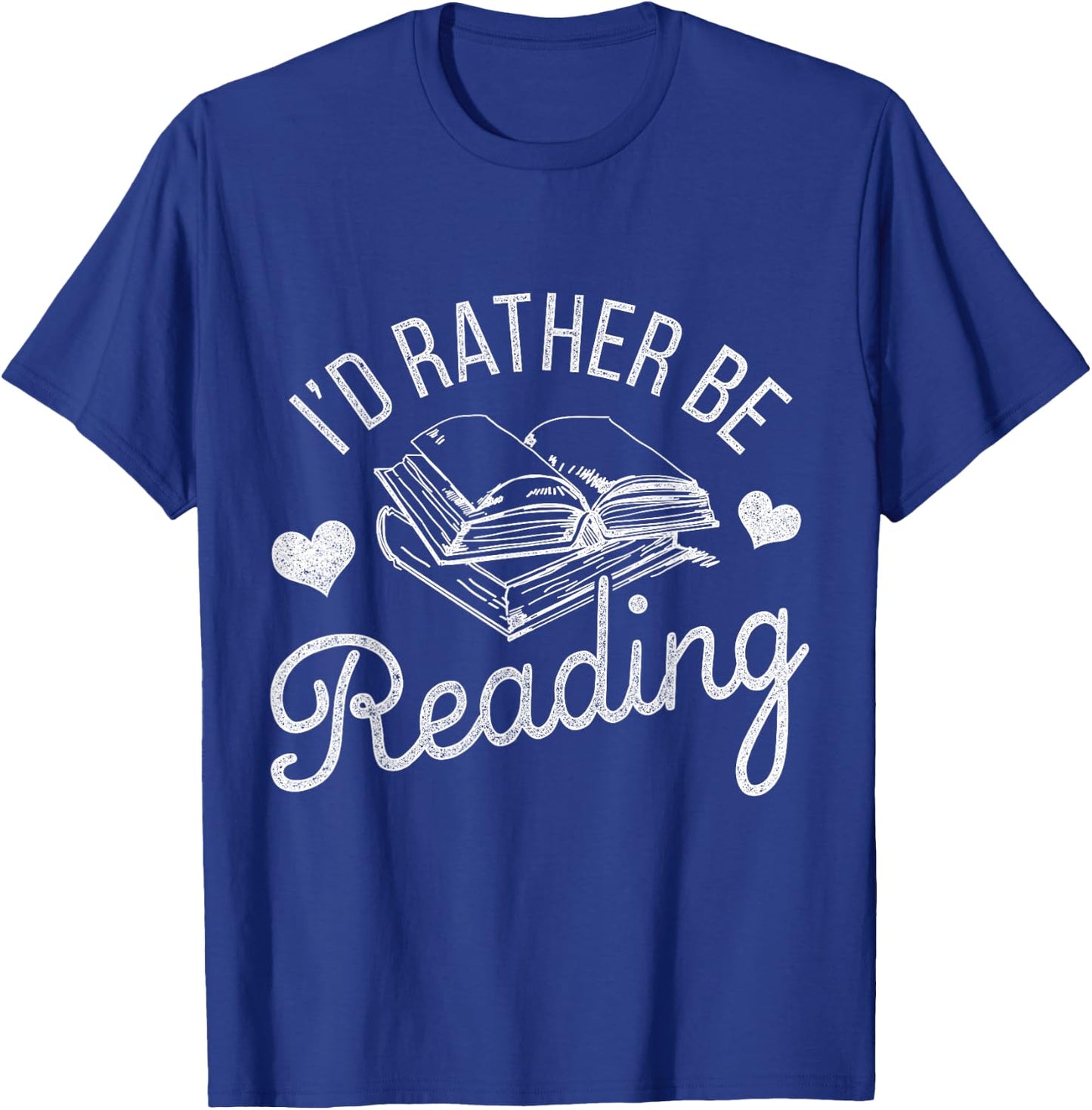Id Rather Be Reading T-Shirt - T-Shirt | Royal