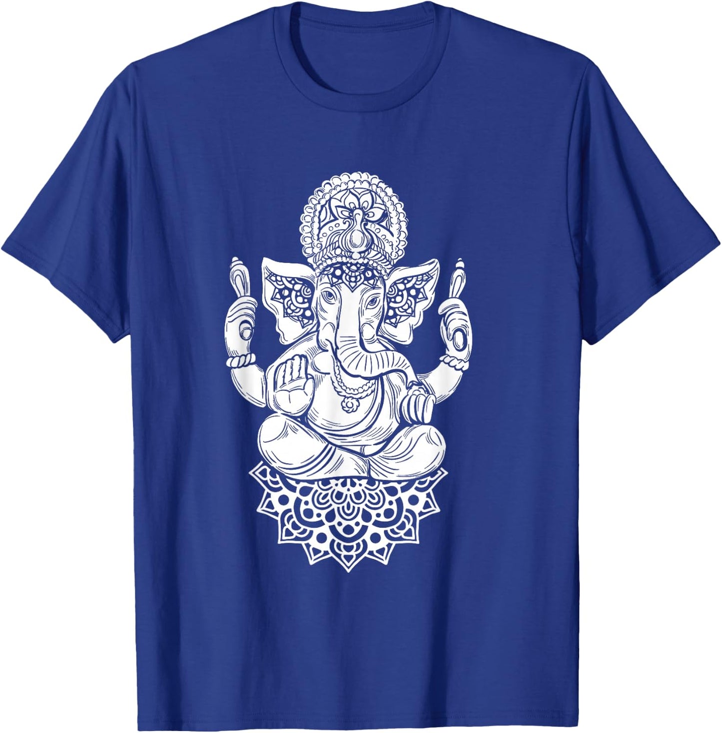 Ganesha India Hinduism Meditation Buddhism Elephant Ganapati T-Shirt - T-Shirt | Royal
